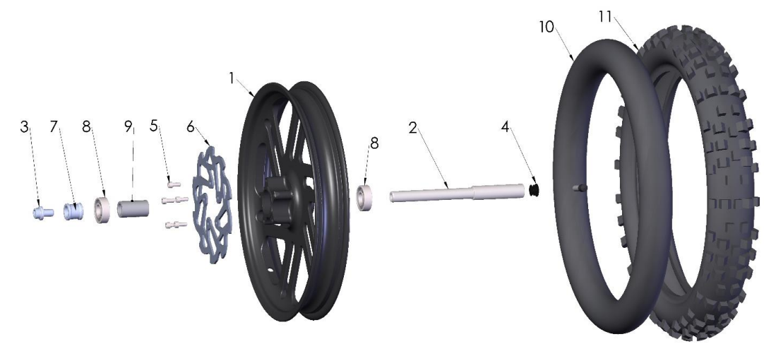 2021-CX50SRX Parts- Front Wheel