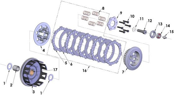 2012 Cobra CX65 Parts – Engine Clutch