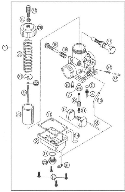 2014 Cobra CX65 Parts - Carburetor