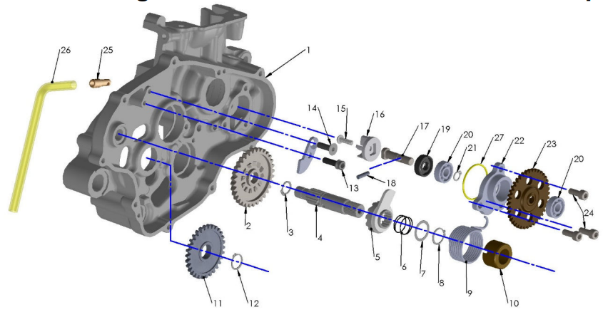2015 Cobra CX65 Kick Mechanism