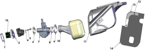 2016 Cobra 50P3 Parts – Airbox & Inlet System