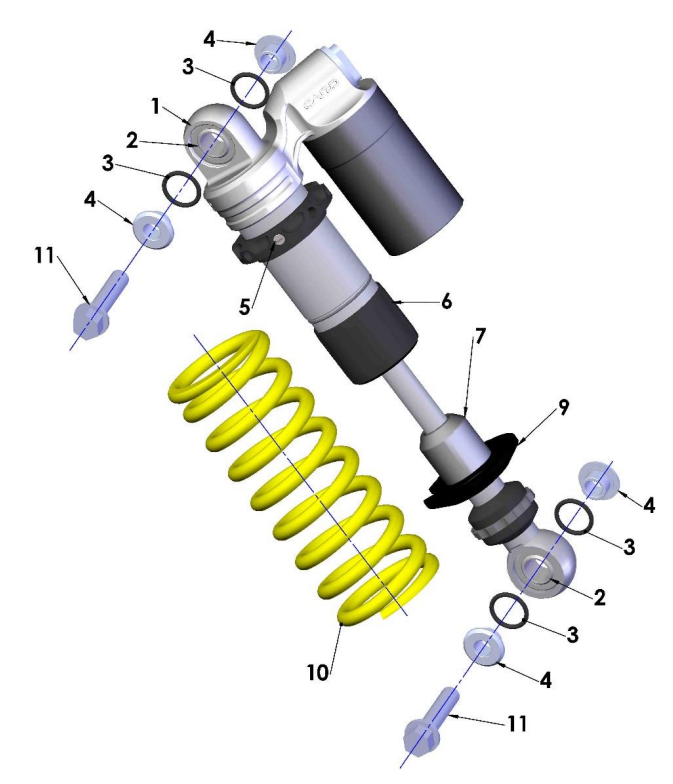 2018 Cobra 50FWE Parts - Shock