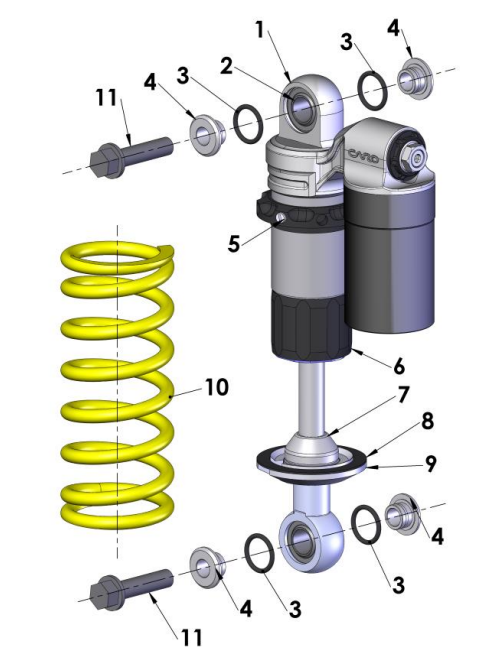 2018 Cobra 50JR Parts - Shock