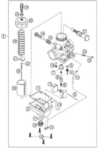 2018 Cobra CX65 Parts - Carburetor