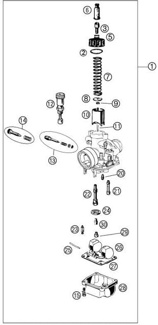 2019 Cobra 50SR (King) Parts - Carburetor