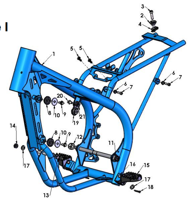 2019 Cobra 50SR (King) Parts - Frame I