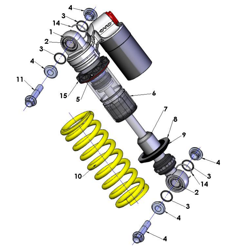 2019 Cobra CX65 Parts - Shock External