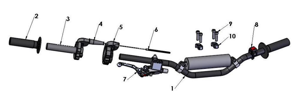 2020-CX50P3 Parts- Bars and Controls