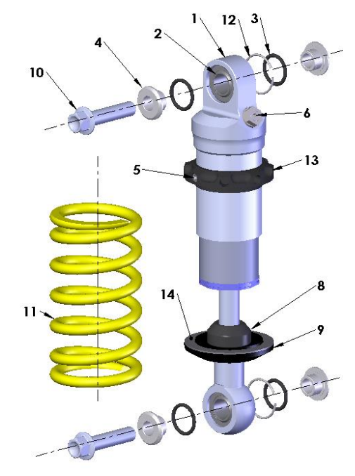 2020-CX50P3 Parts- Shock