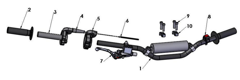 2022-CX50JR Parts- Bars and Controls