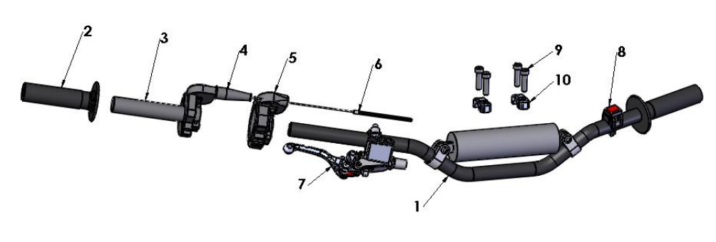 2022-CX50P3 Parts- Bars and Controls