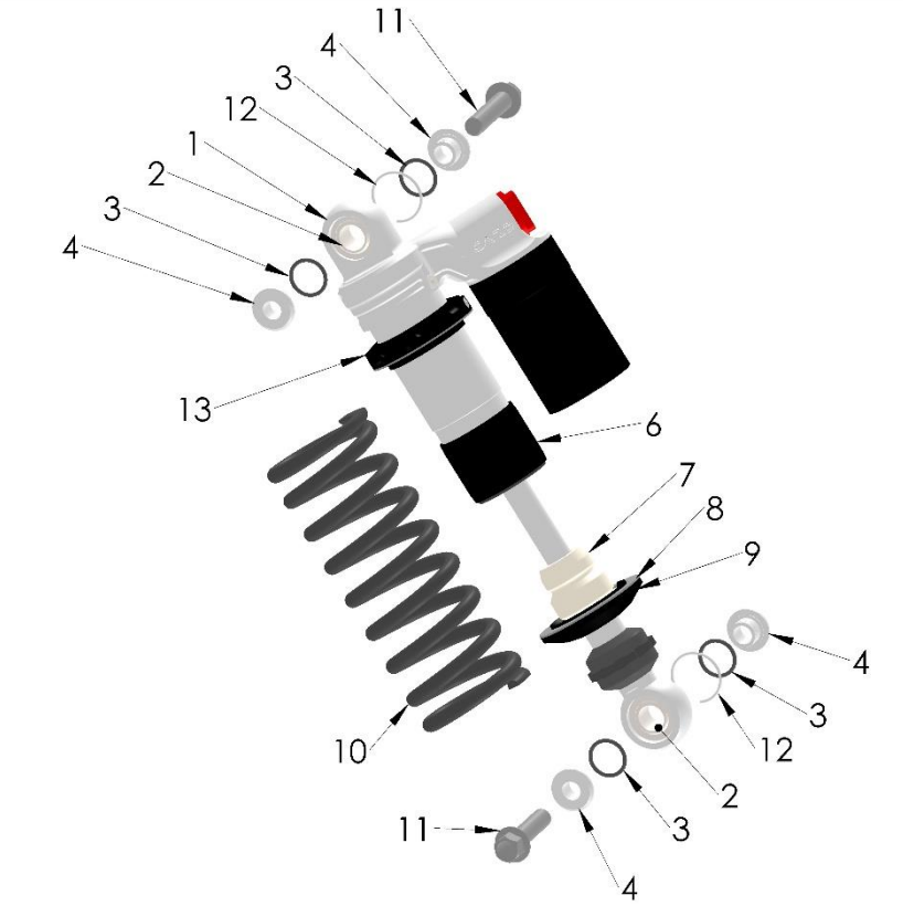 2022-CX50SR-KING Parts- Shock