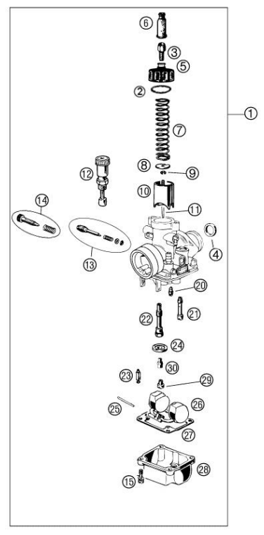 2023 CX50JR Parts- Carburetor