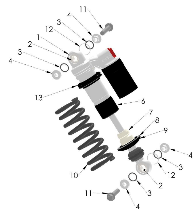 2023 CX50SRx FWE Parts- Shock