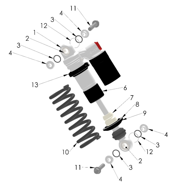 2023 CX5E Parts- Shock