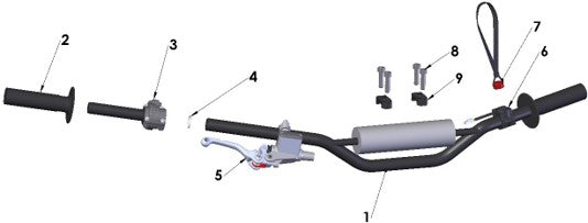 2023 CX5E Parts – Bars and Controls