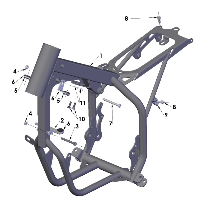 2024 CX50JR Parts – Frame – Mounting Hardware II