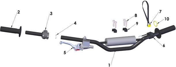2025 CX3E Parts – Bars and Controls