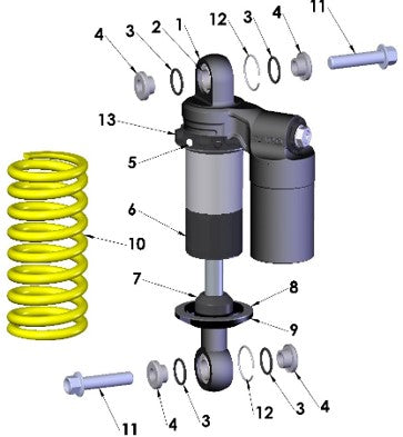 2025 CX3E Parts – Shock