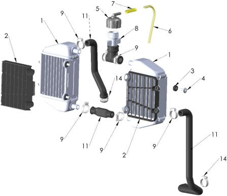 2025 CX50FWE Parts – Coolant System