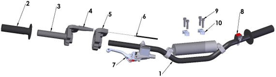 2025 CX50SR Parts - Bars and Controls