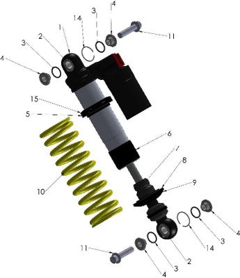 2025 CX65 Parts – Shock External