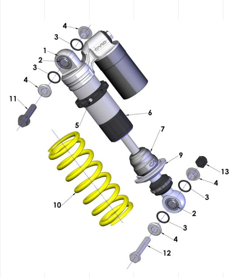 2012 Cobra CX65 Parts – Shock
