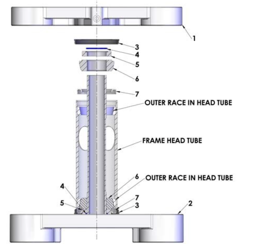 2012 Cobra CX65 Parts – Head Tube