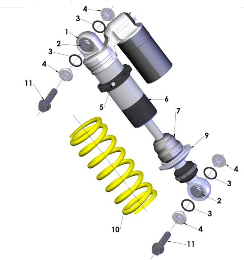2012 Cobra 50SR (King) Parts – Shock
