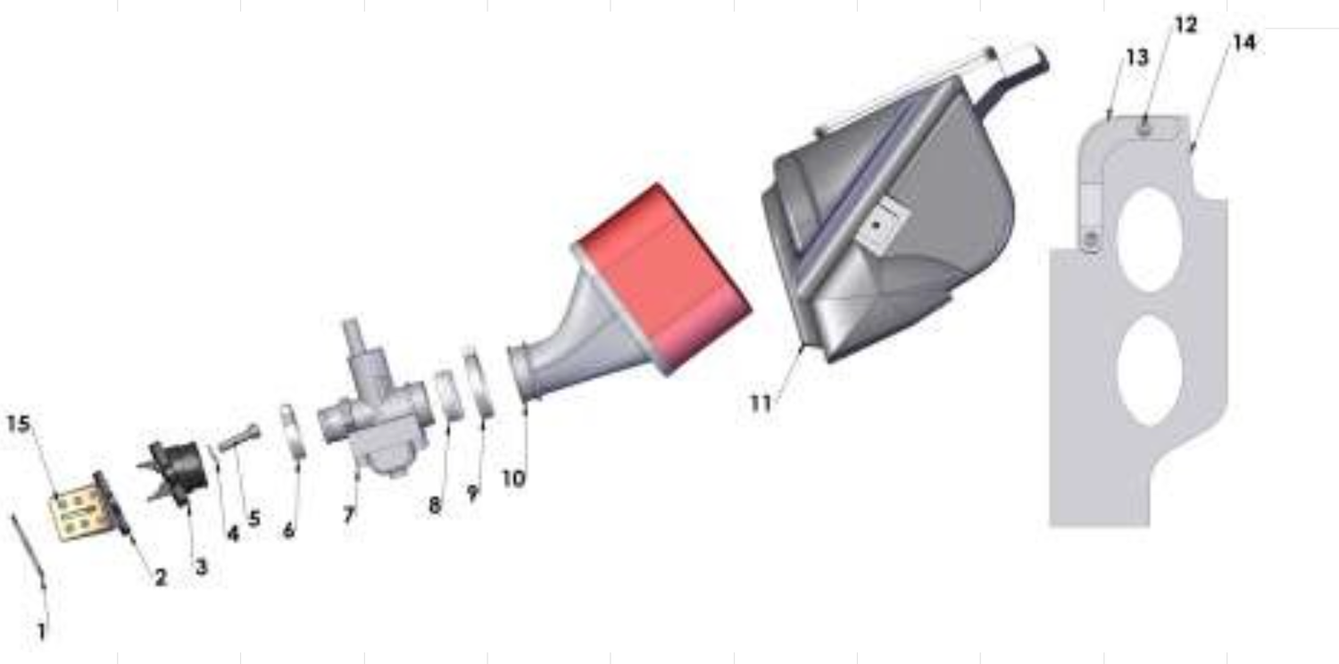 Cobra 50JR 2013 Parts – Airbox and Inlet System
