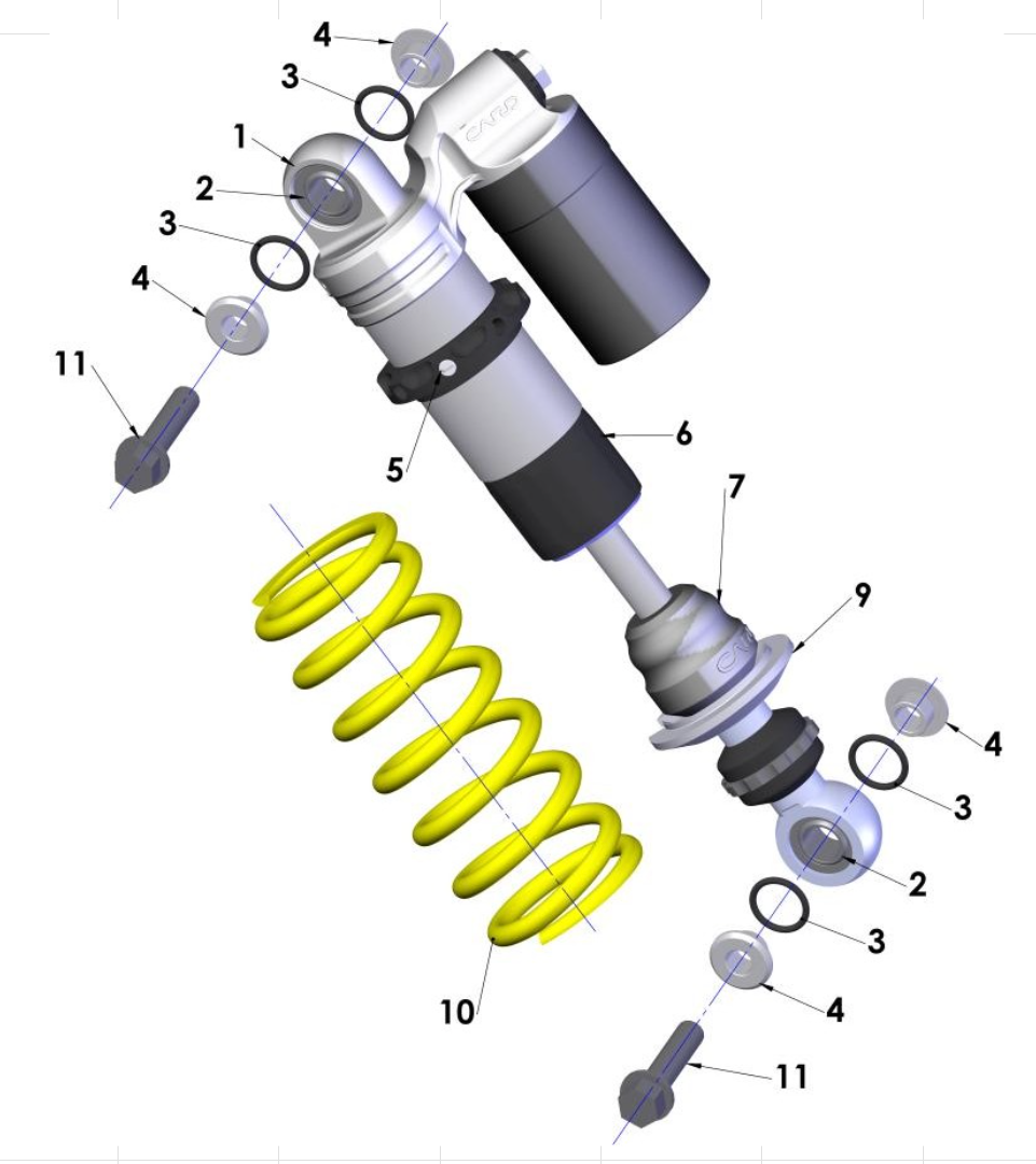 2013 Cobra 50SR (King) Parts – Shock