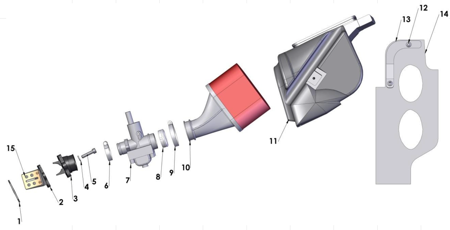 2014 Cobra 50JR Parts – Airbox & Inlet System