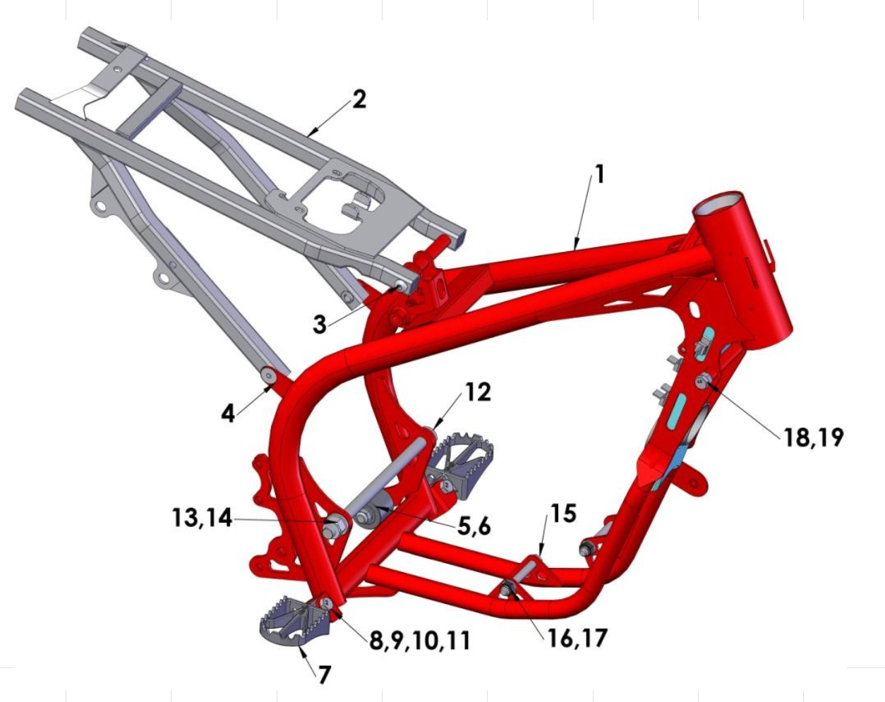 Cobra CX65 2013 Parts – Frame