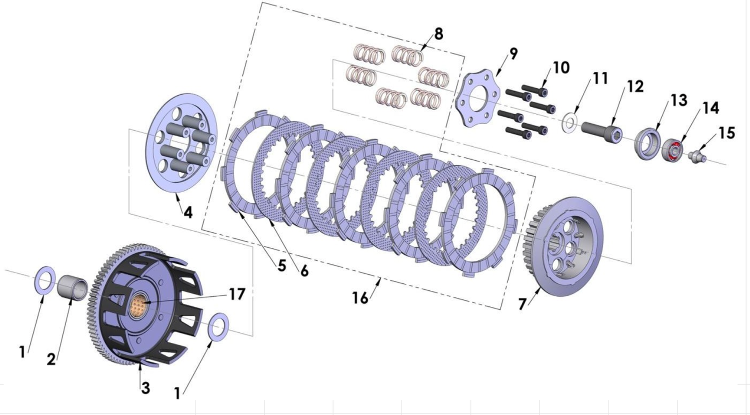 2014 Cobra CX65 Parts – Engine Clutch