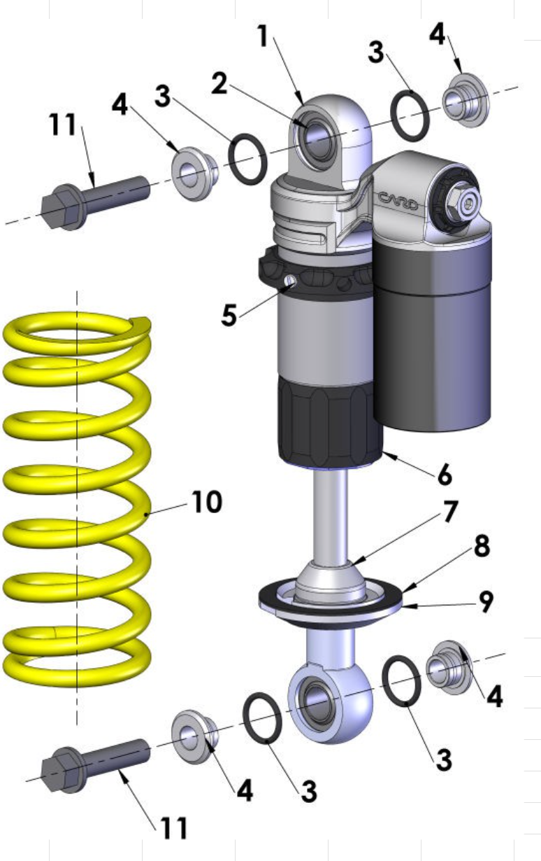 2015 Cobra 50JR Parts – Shock
