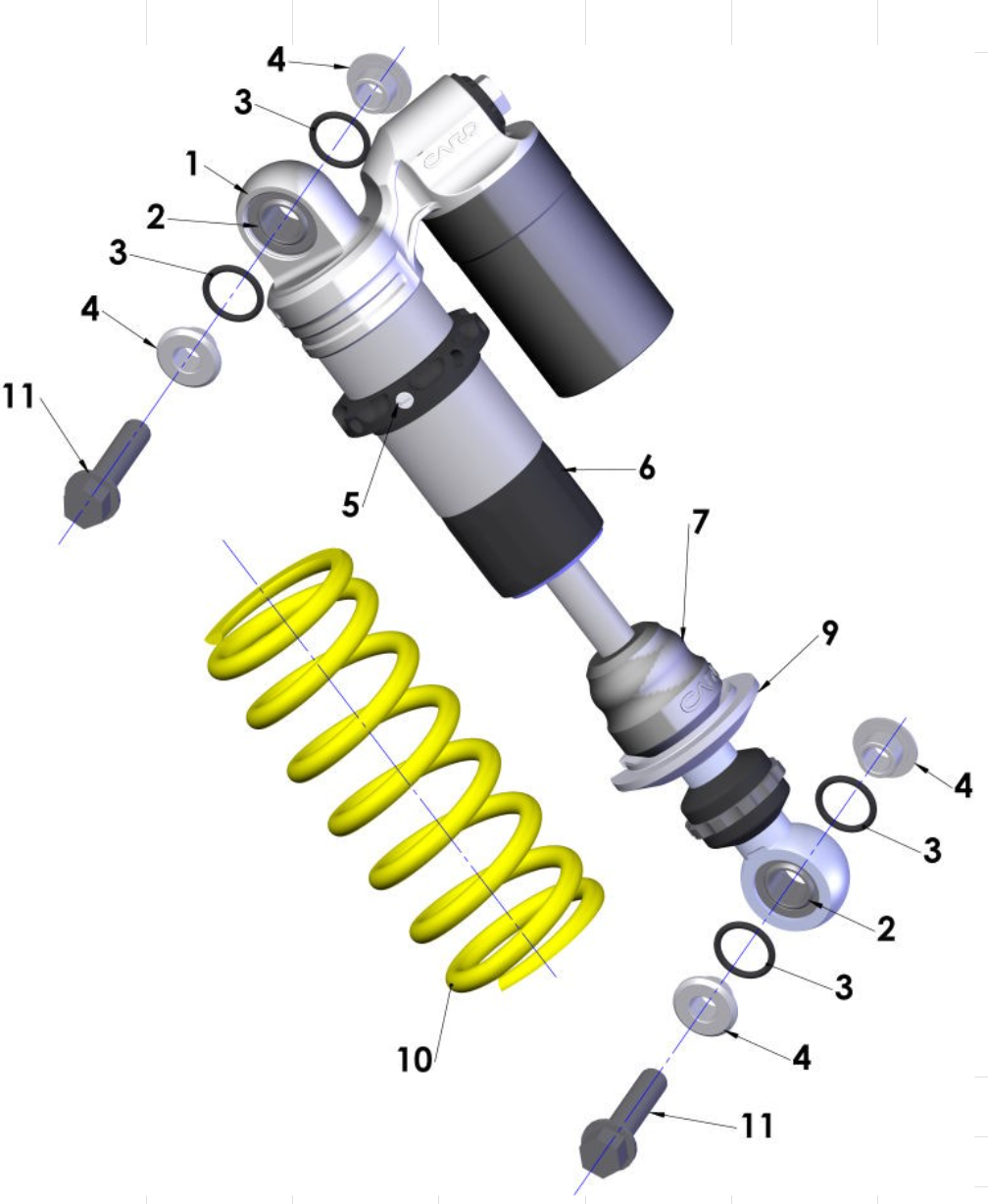 2015 Cobra 50SR (King) Parts – Shock