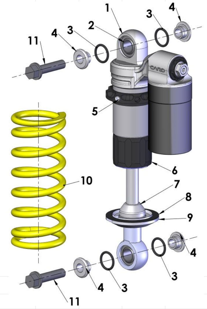 2016 Cobra 50JR Parts – Shock
