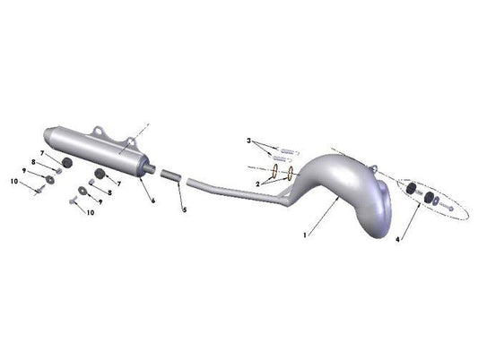 WASHER SPACER - SILENCER BODY