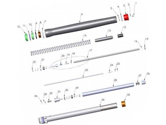 GASKET  BLEED SCREW FORK